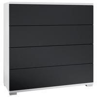 KOMMODE Pavos Schwarz matt - Schwarz, Holzwerkstoff (76/76/35cm) - Vladon