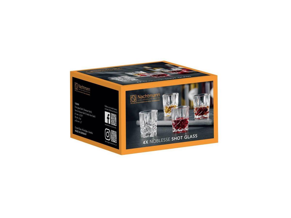 SCHNAPSGLÄSER Noblesse transparent 55 ml 4-tlg. - Transparent, Glas (0.055L) - Nachtmann