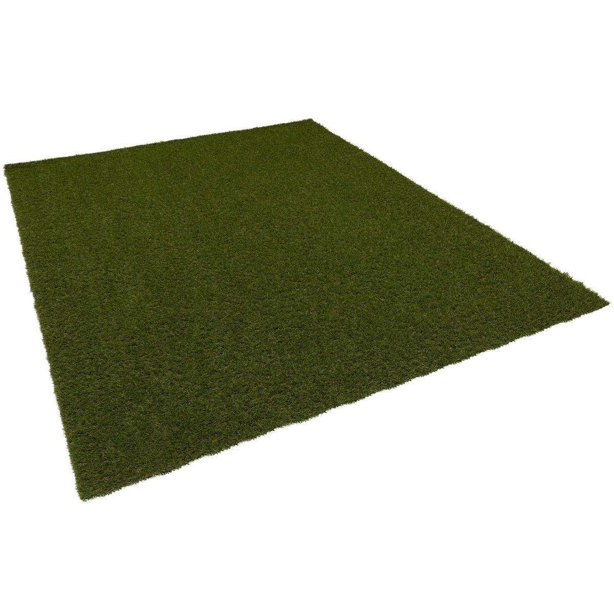 KUNSTRASEN RASENTEPPICH OUTDOOR - Dunkelgrün, Textil (200/150cm) - Snapstyle