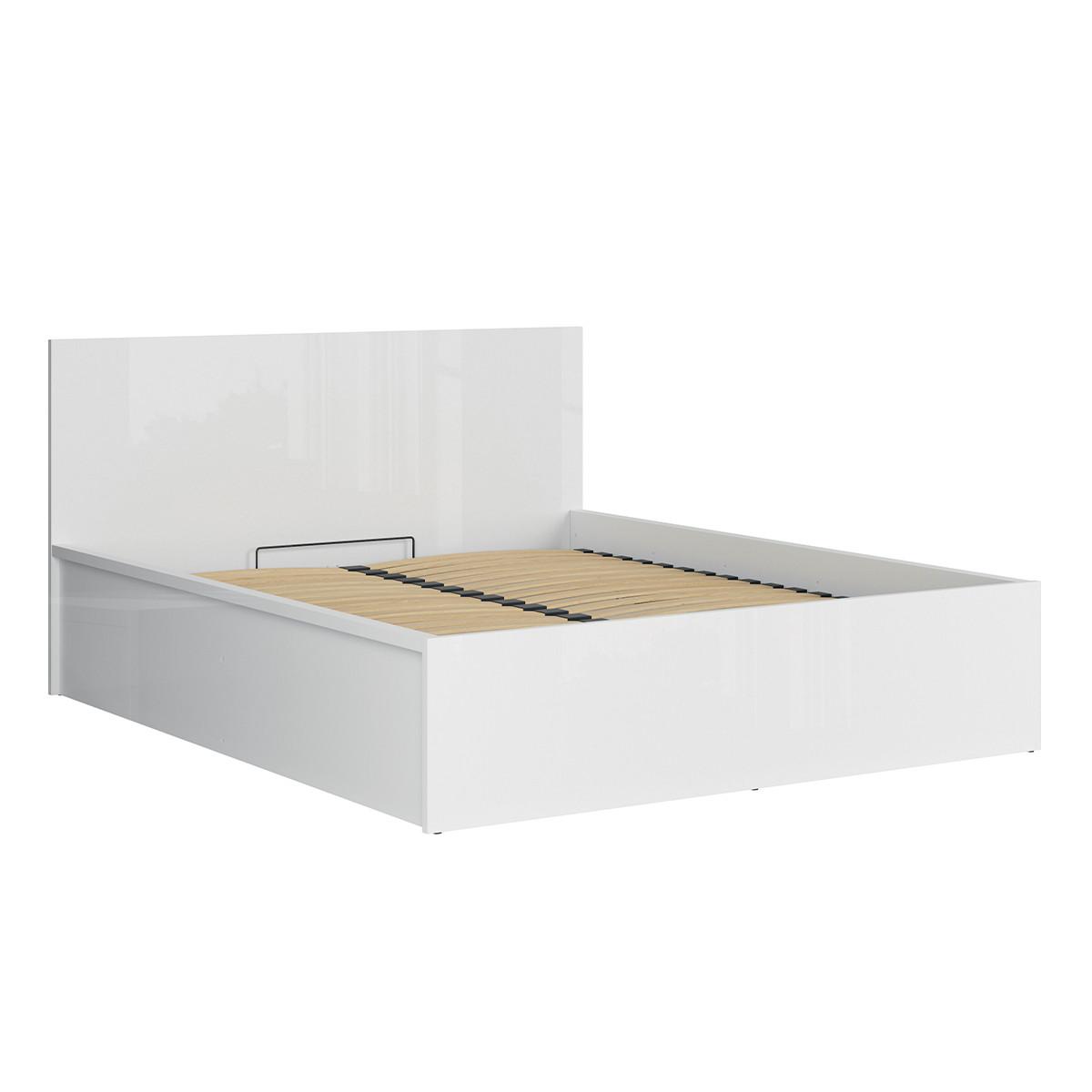 BOXBETT 160/200 Edwin Weiß - Weiß, Holzwerkstoff (160/200cm) - Petits-meubles
