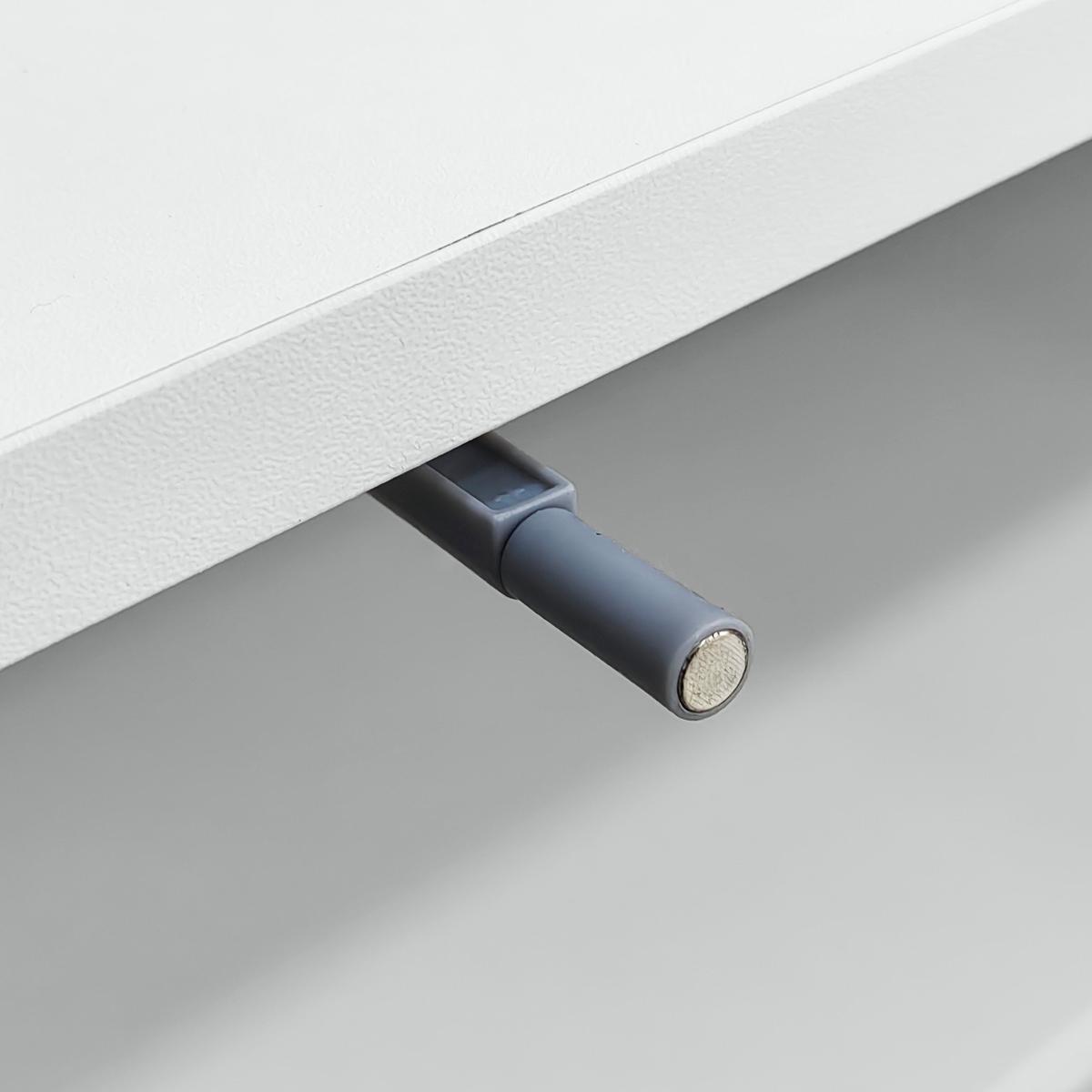 TV-SCHRANK 150 cm 2 Schubladen, 1 Schrank, Holzfarbe & Schwarz Für 60-Zoll Fernseher, Lowboard mit Kabelmanagement - Walnussfarben, Holzwerkstoff (150/44/38cm) - Urban Meuble