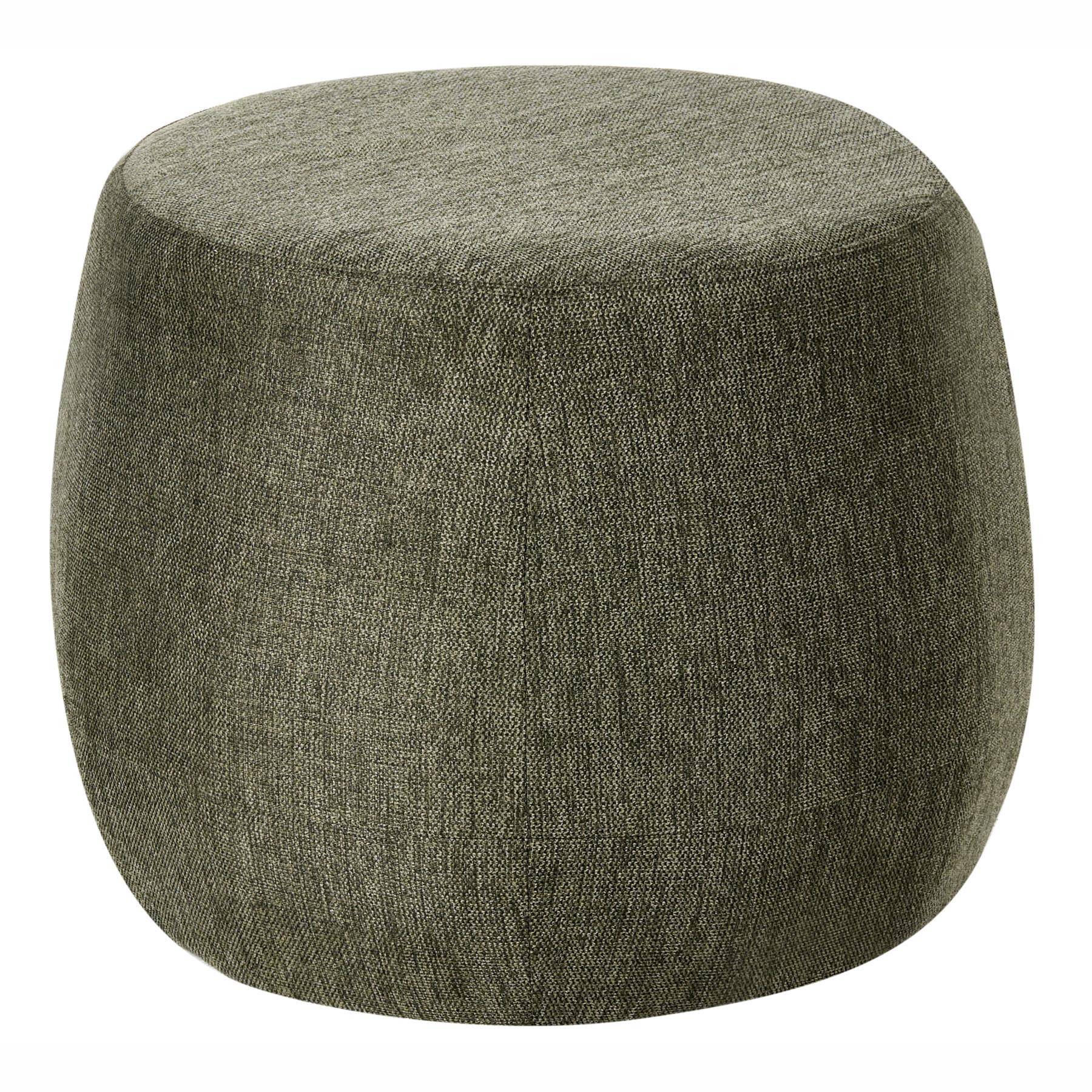 POUF Dunkelgrün Ashton - Grün, Textil (61/43/61cm) - Beliani