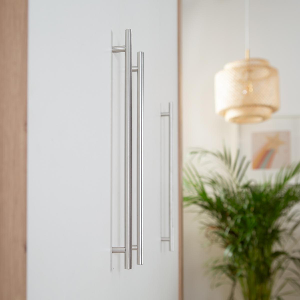 KLEIDERSCHRANK Malo - Weiß, Holzwerkstoff (118/190/52cm) - Roba