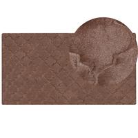 SHAGGY-KUNSTFELLTEPPICH Gharo 150/80 cm - Braun, Kunststoff (80/150cm) - Beliani