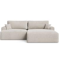 ECKSOFA Serene Beige Rechts - Beige, Holz/Textil (145/259cm) - Graingold