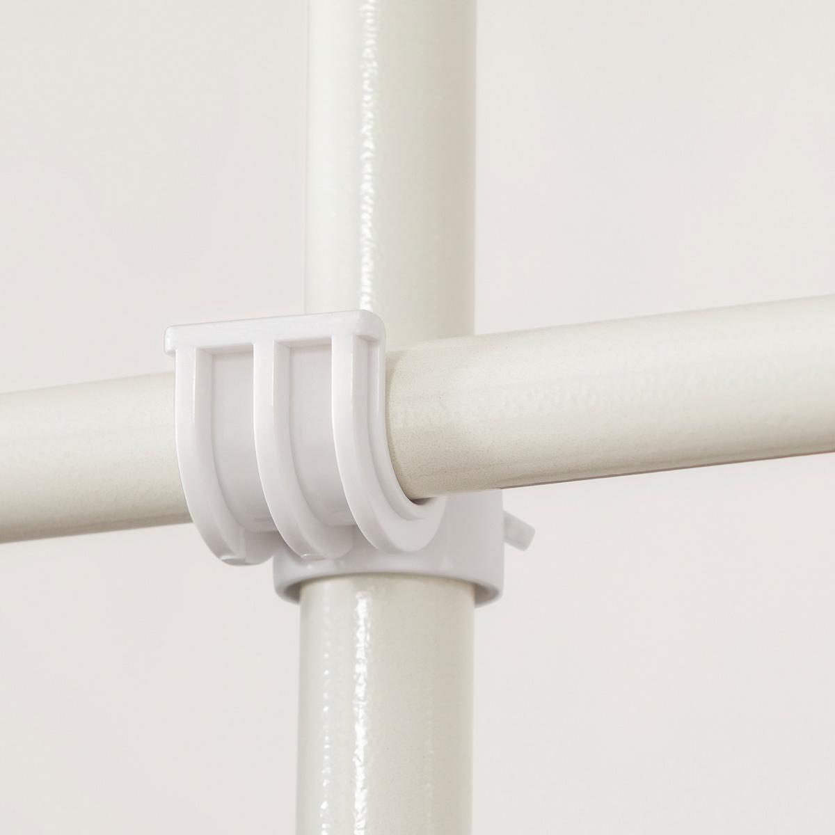 TELESKOPVORHANG Grau - Grau, Textil (115/12/10cm) - SoBuy