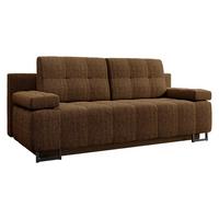 SCHLAFSOFA Morena D - Schwarz/Braun, Holz/Textil (200/90/90cm) - MIRJAN24