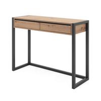 KONSOLENTISCH Eiche Artisan, grau 100 cm Industrial Design, Ablagetisch mit Schubladen - Anthrazit/Eiche Artisan, Holzwerkstoff (35/100/75cm) - Furn.Design