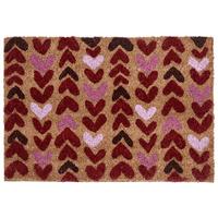 FUSSMATTE Naturfarben Timolan - Naturfarben, Naturmaterialien (60/40cm) - Beliani