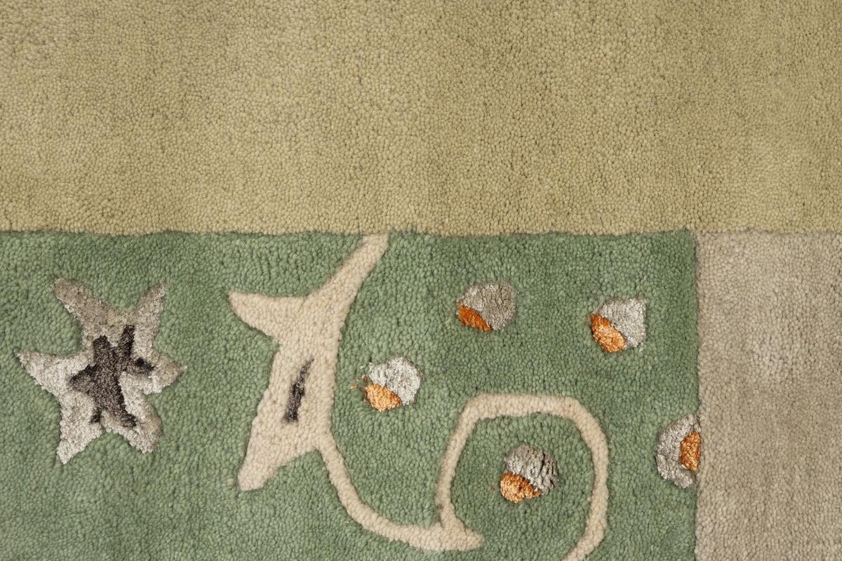 HANDTUFTTEPPICH Royal Ganges 60x90 cm - Grün, Textil (60/90cm) - THEKO