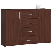 KOMMODE Dunkelbraun 80/110/35 - Dunkelbraun, Textil (110/80/35cm) - RAUMHIRSCH FURNITURE