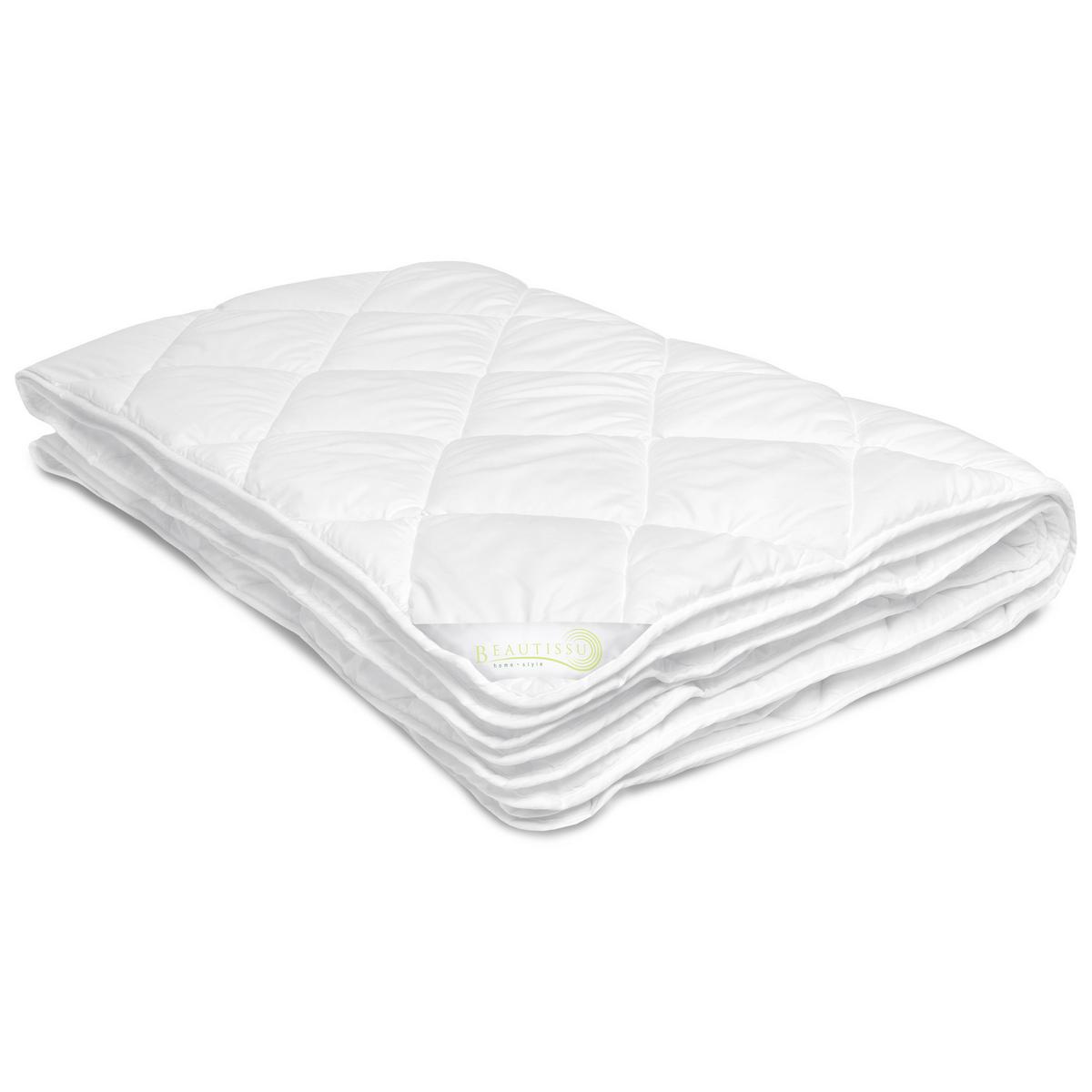 BETTDECKE BeauNuit JD 135x200cm 4 Jahreszeiten (2tlg) - Weiß, Textil (135/200cm) - Beautissu 
