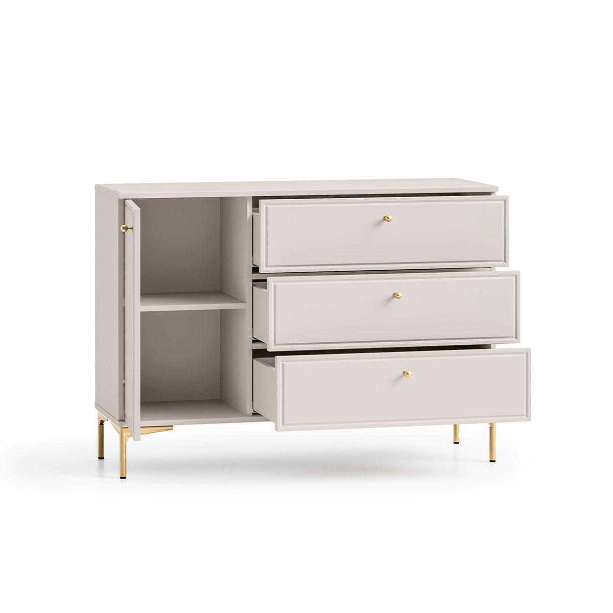 SIDEBOARD Sélène Kaschmir - Beige, Holzwerkstoff (120/85/40cm) - Petits-meubles