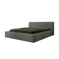 POLSTERBETT Peoria Stoff Macau - Grün, Holzwerkstoff/Textil (180/200cm) - Fun Möbel