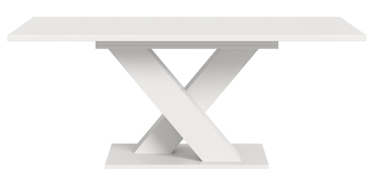 ESSTISCH weiß, Küchentisch ausziehbar 150 - 190 cm - Weiß, Holzwerkstoff/Metall (150/90/76cm) - Inn.Furn