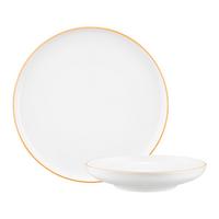 TAFELSERVICE Sento Home Pure Lines Mango Orange 12-tlg. - Orange, Keramik (2/2/2cm) - Seltmann Weiden