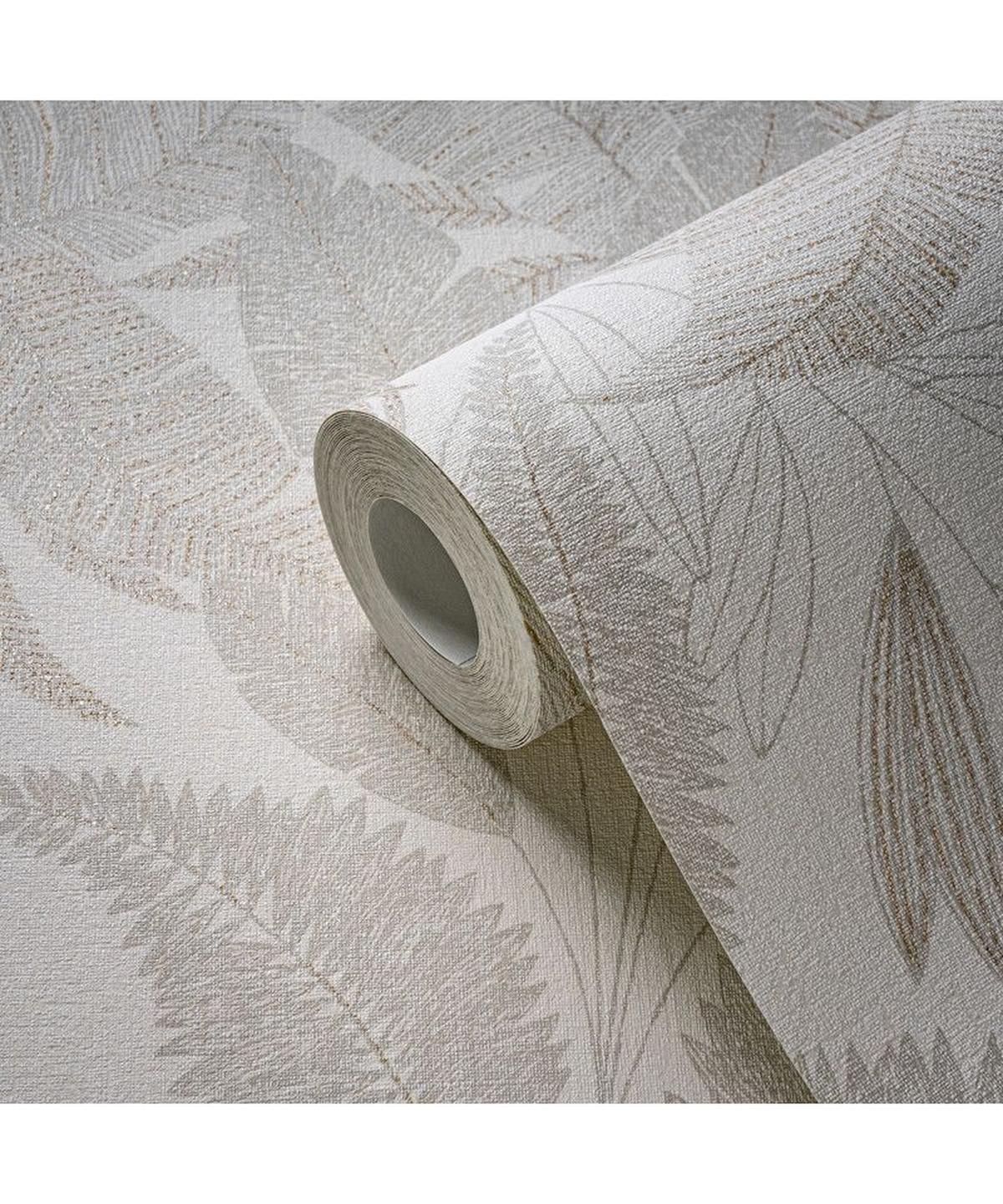 VLIESTAPETE Beige 53/1005 cm - Beige, Textil (53/1cm) - KUNSTLOFT