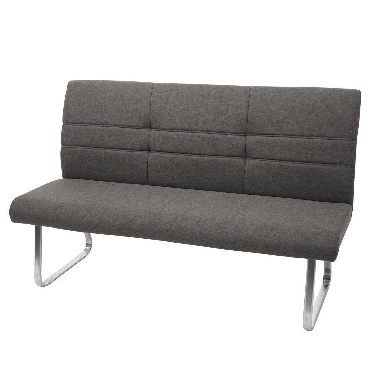 ESSZIMMER-SET Grau 2er-Set - Grau, Textil (160/99/68cm) - MCW