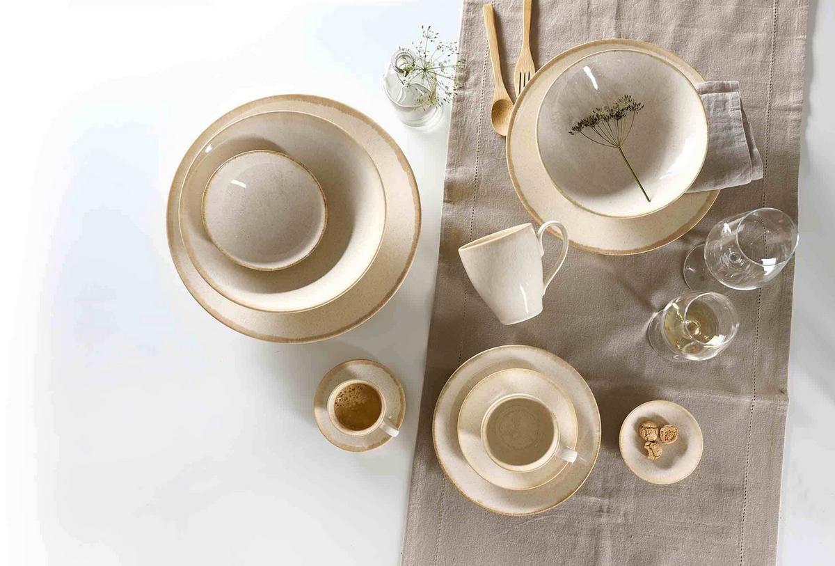 DESSERTTELLER Sahara Creme ø 20,5 cm 4er Set - Creme, Keramik (20.5cm) - Ritzenhoff Breker