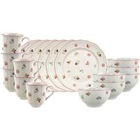 FRÜHSTÜCKS-SET Petite Fleur bunt 18-tlg. - Multicolor, Keramik (2/2/2cm) - Villeroy & Boch
