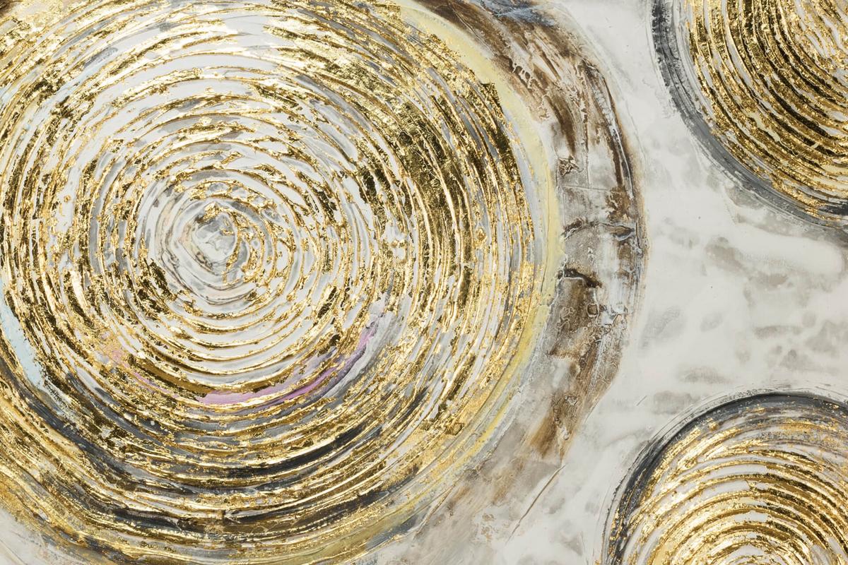 ACRYLBILD HANDGEMALT 120/60 cm - Braun, Holz/Textil (120/60cm) - KUNSTLOFT