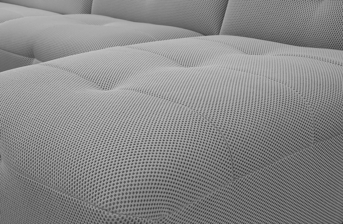 ECKSOFA TRENTO 4-Sitzer, grau - Schwarz/Grau, Holzwerkstoff/Kunststoff (262/165cm) - Wozimo