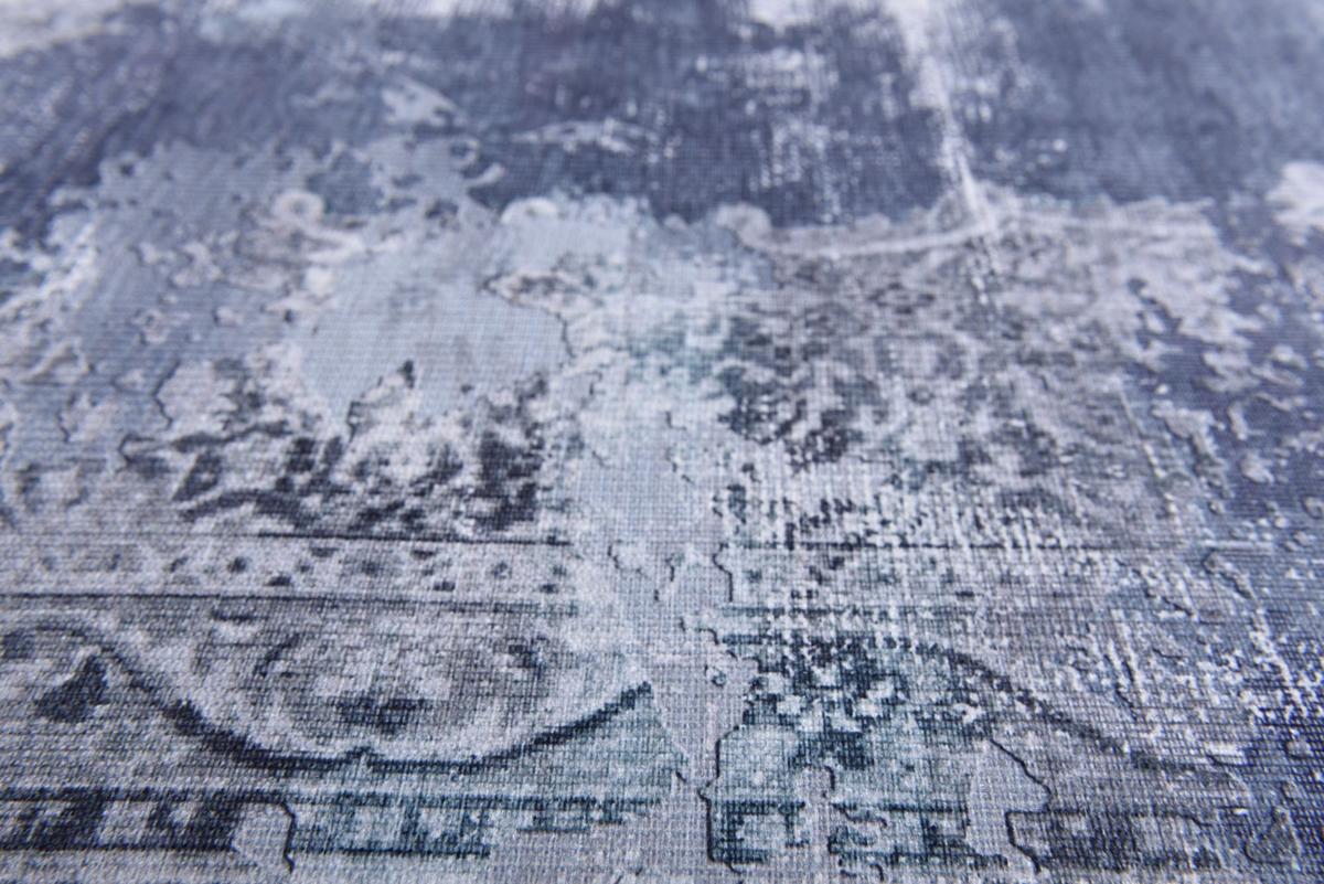 VINTAGE-TEPPICH Cecilia 140x200 cm - Blau, Textil (140/200cm) - Gino Falcone