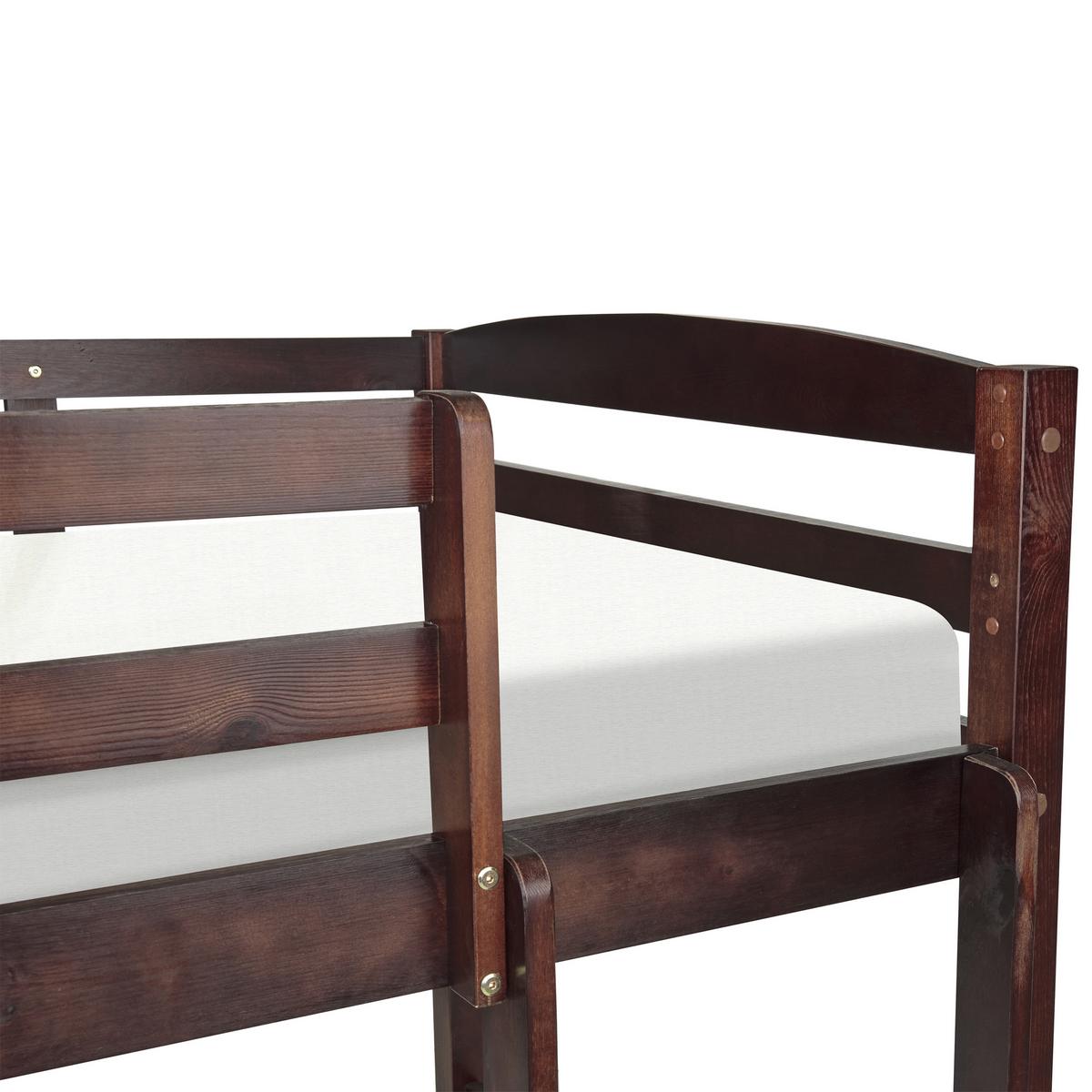 HOCHBETT 90x200 cm Dunkler Holzfarbton Regat - Dunkelbraun, Holz (90/200cm) - Beliani