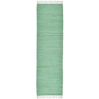 FLECKERLTEPPICH Chindi 70x250 cm - Mintgrün, Textil (70/250cm) - Rug and Roll