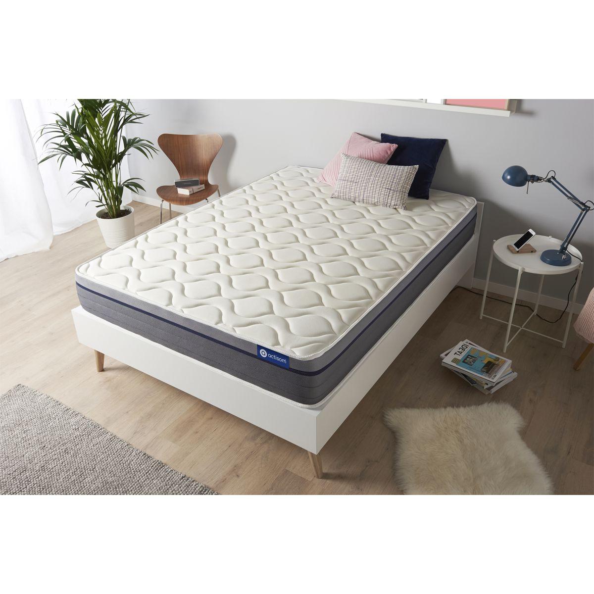 MATRATZE Actimemo zen Memory-Schaum 80 x 200 cm h1 - Weiß, Textil (80/200cm) - ACTISOM
