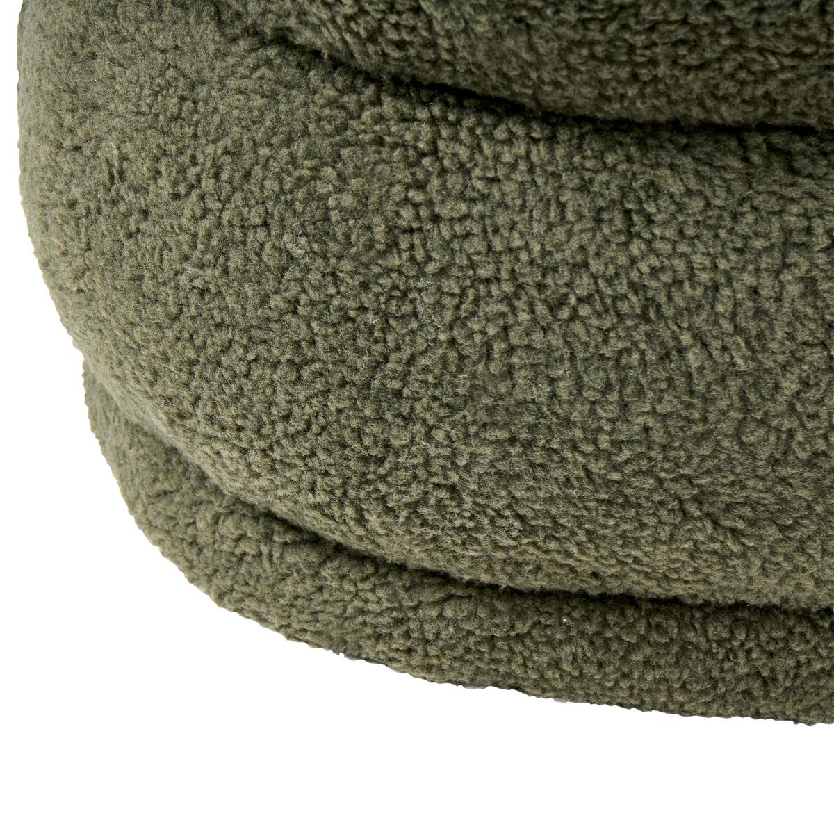 POLSTERBANK Bouclé Grün Ellendale - Grün, Textil (90/40/40cm) - Beliani