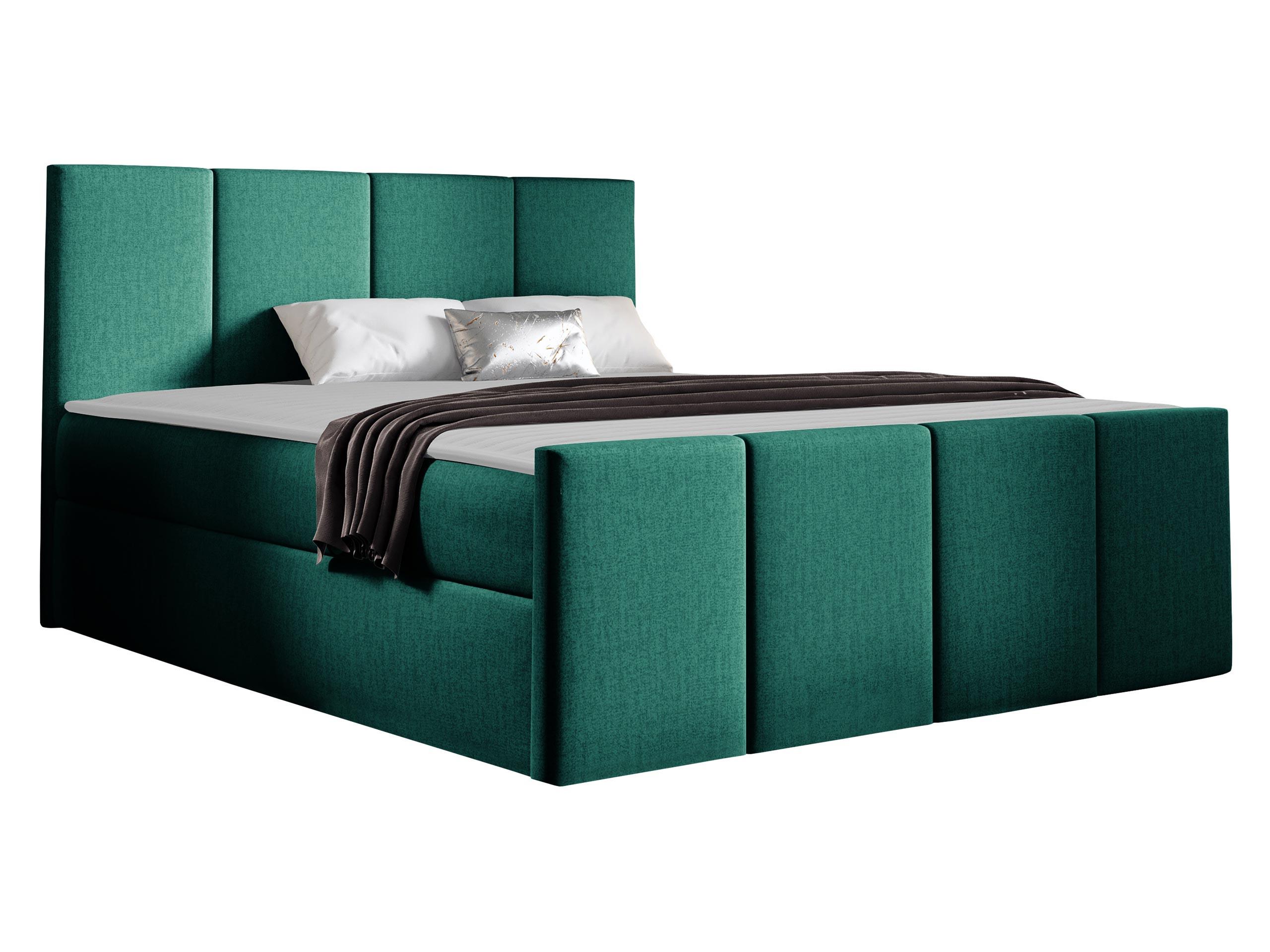 BOXBETT Lars - H3 - Jadegrün, Holz (160/200cm) - MIRJAN24