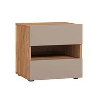NACHTTISCH Iséa Taupe - Taupe, Holzwerkstoff (46/45/40.5cm) - Petits-meubles