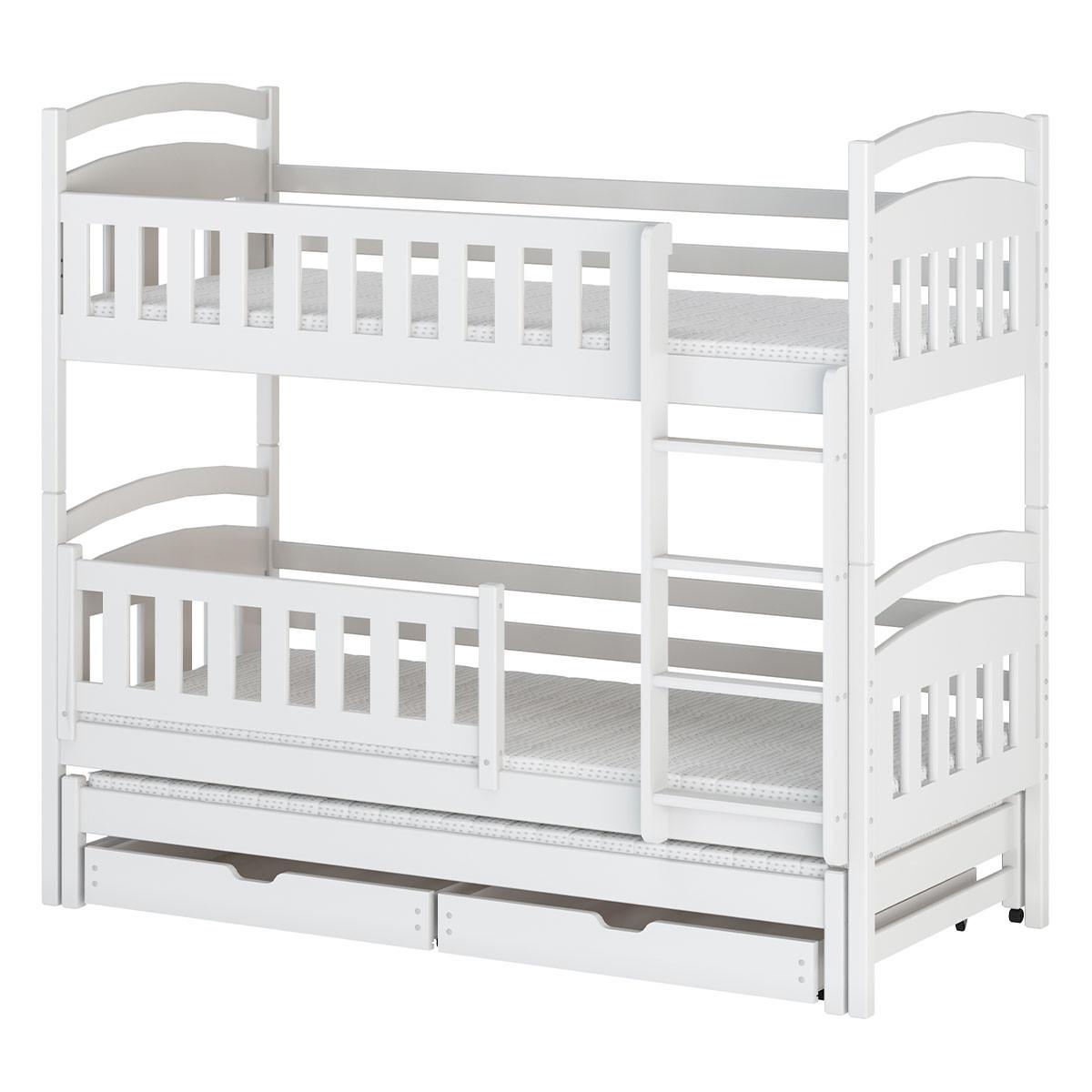 BETT 90/200 Jules Weiß - Weiß, Holzwerkstoff (90/200cm) - Petits-meubles