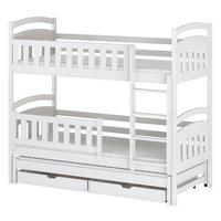 BETT 90/200 Jules Weiß - Weiß, Holzwerkstoff (90/200cm) - Petits-meubles