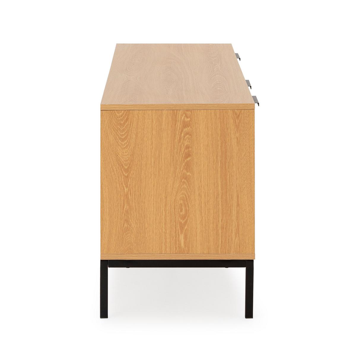TV-ELEMENT Auri 3 türen Eichenfarbe - Honigeiche, Holzwerkstoff (160/55/40cm) - VS Venta-stock