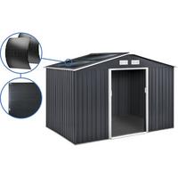 METALL-GARTENHAUS vegas Grau - Grau, Metall (245/267/245cm) - Habitat Garten