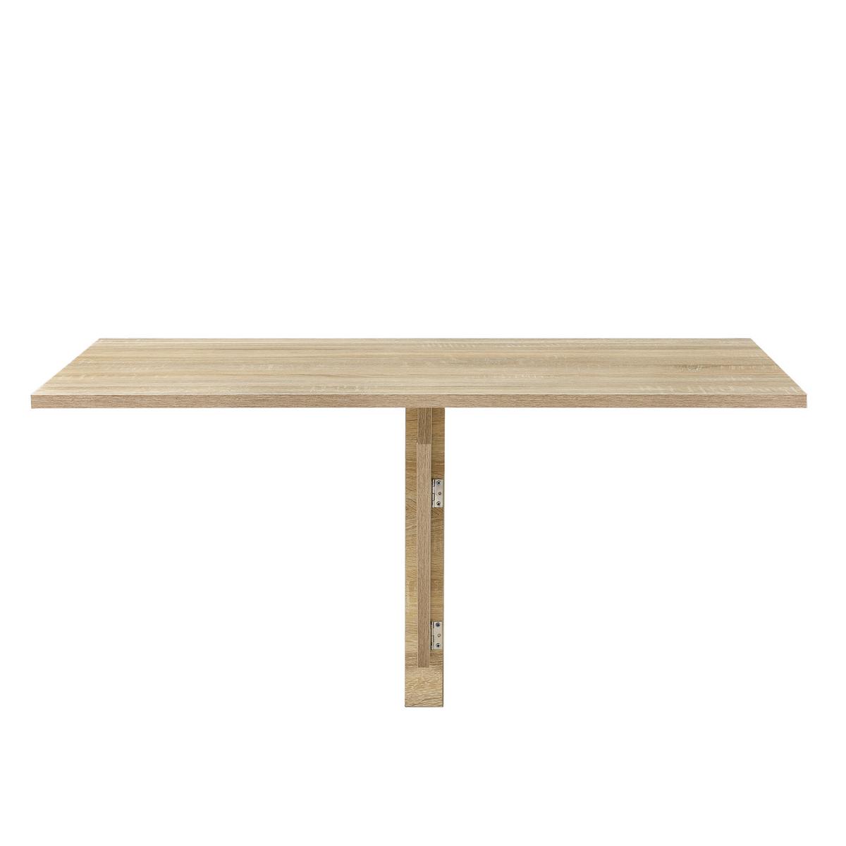 WANDKLAPPTISCH - Sonoma Eiche, Holzwerkstoff (100/58/60cm) - [en.casa]