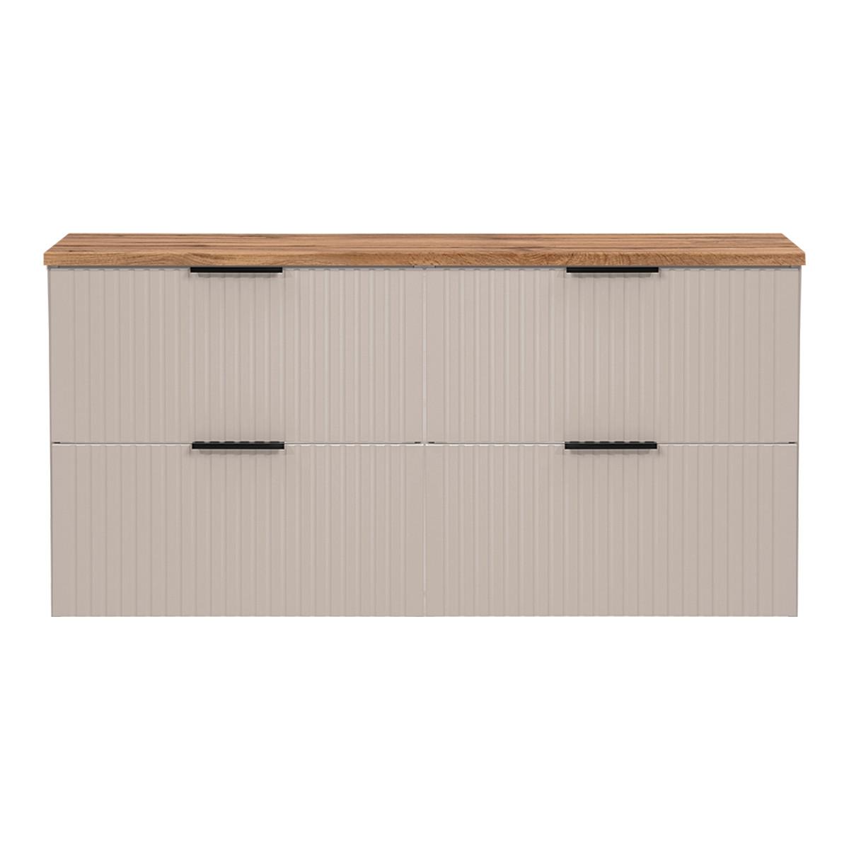 WASCHTISCHUNTERSCHRANK 120.8cm Adriel Beige - Beige, Holzwerkstoff (120.8/59/46cm) - Petits-meubles