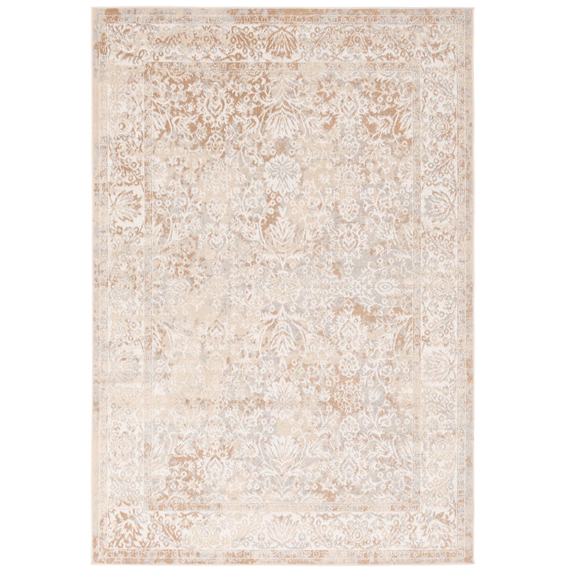 DESIGNER TEPPICH TAWIRA VINTAGE BORDÜRE - Beige, Textil (140/200cm) - Pergamon