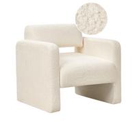 SESSEL Cremeweiß Hallsberg - Weiß, Textil (80/76/80cm) - Beliani
