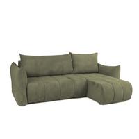 ECKSOFA Ontario Xs Mit Schlaffunktion - Olivgrün, Holzwerkstoff/Textil (226/154cm) - Fun Möbel