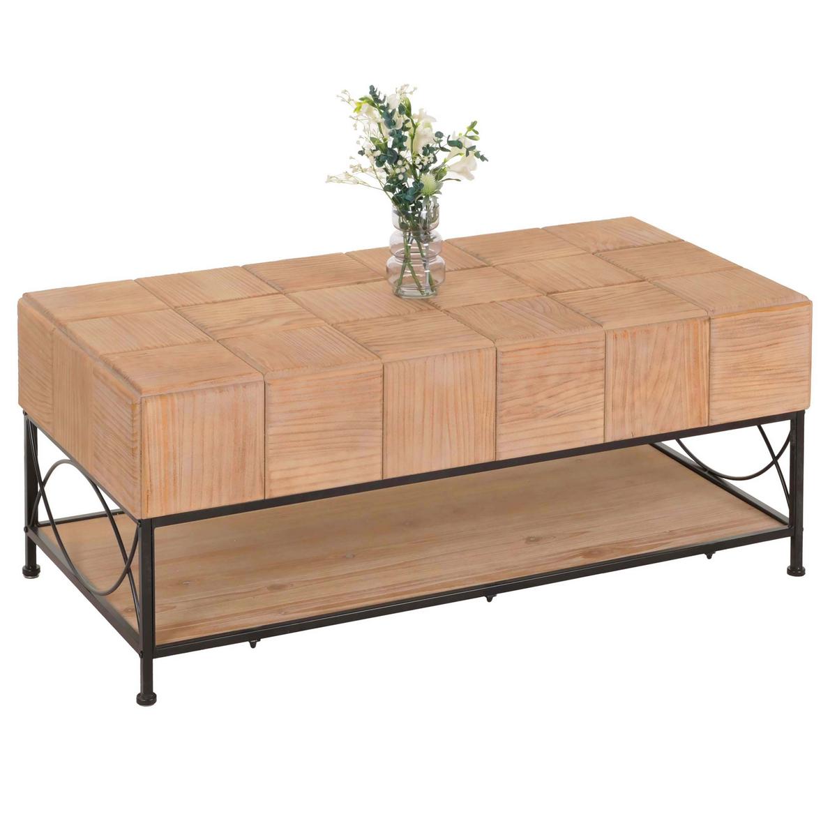 COUCHTISCH rechteckig Braun - Braun, Holz (61/120/51cm) - MCW