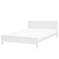 HOLZBETT 180/200cm Weiß Olivet - Weiß, Holz (180/200cm) - Beliani