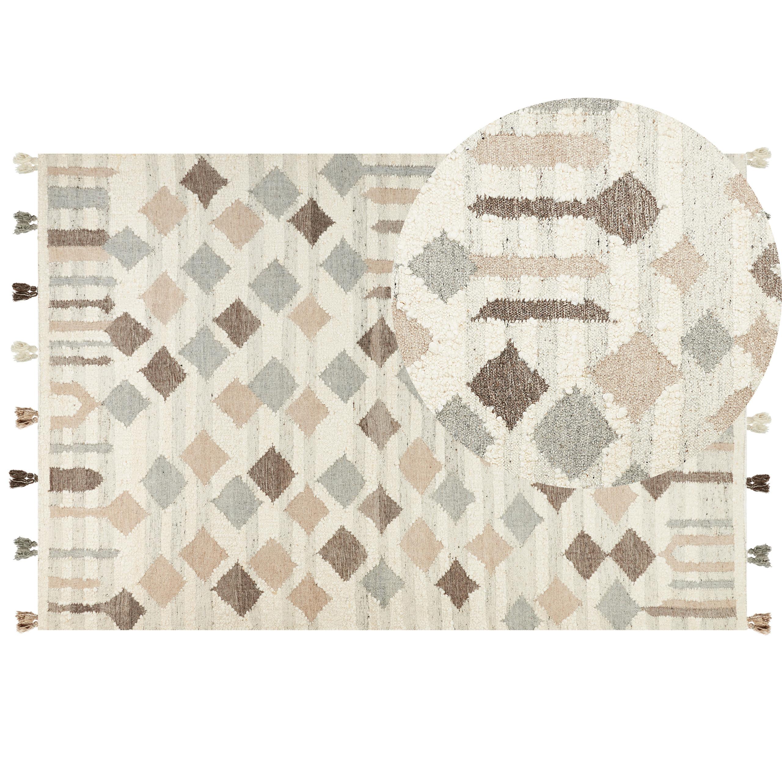 KELIM-TEPPICH Kaghtsrashen 300/200 cm - Multicolor, Textil (200/300cm) - Beliani
