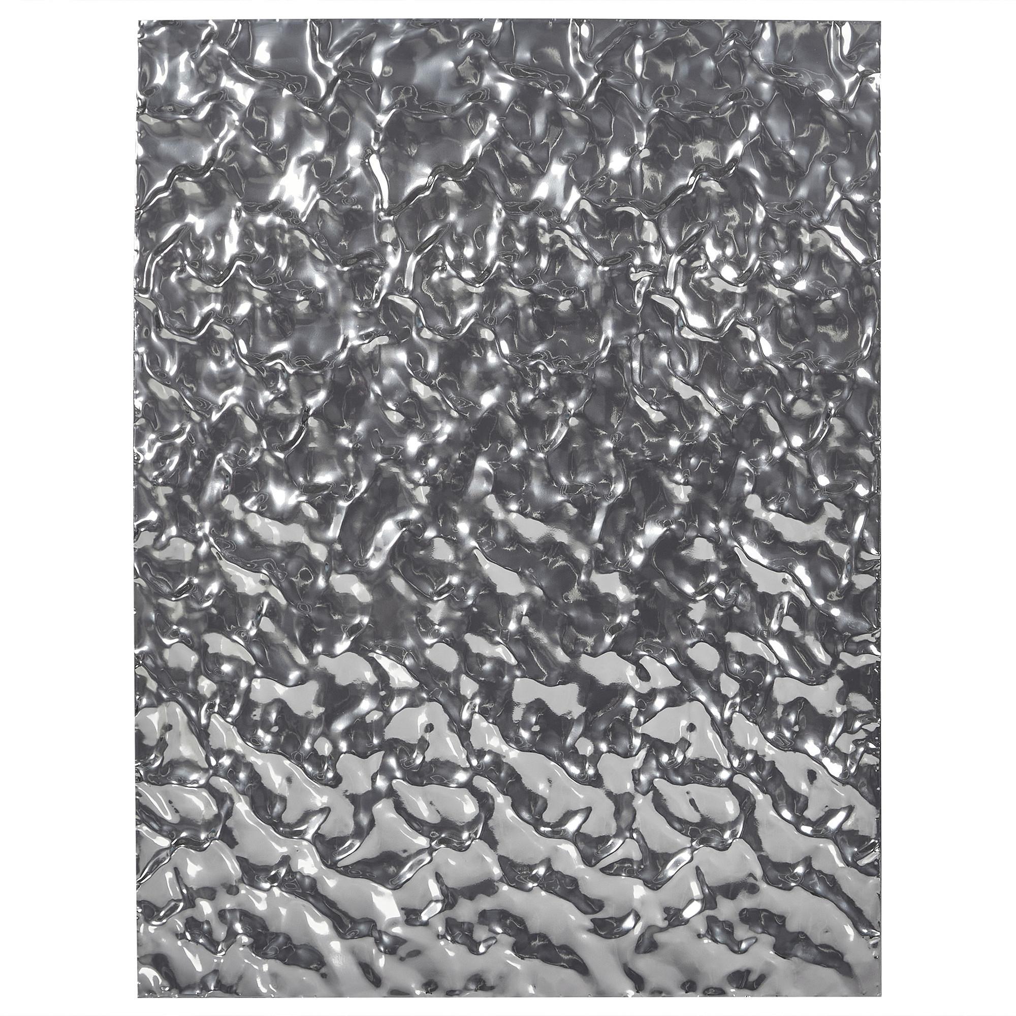 WANDOBJEKT Silber Coimbra - Silberfarben, Metall (60/79/2cm) - Beliani