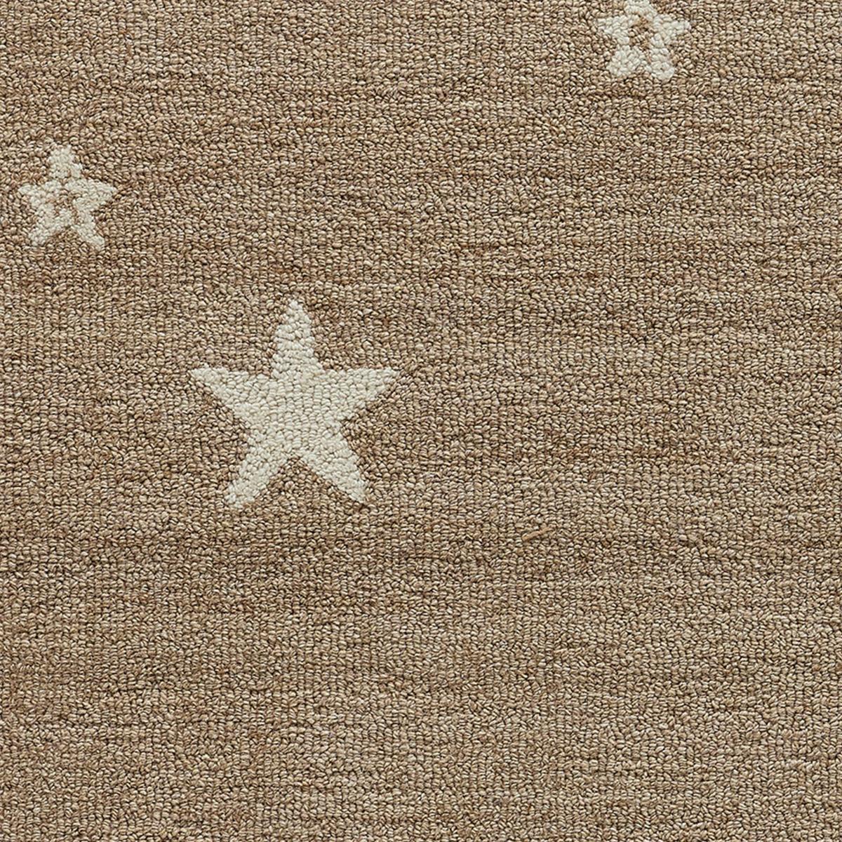 HANDTUFTTEPPICH Natur Kids - Kindeteppich mit Nachthimmeldesign 160 x 230 cm - Sandfarben, Textil (160/230cm) - Natur Pur