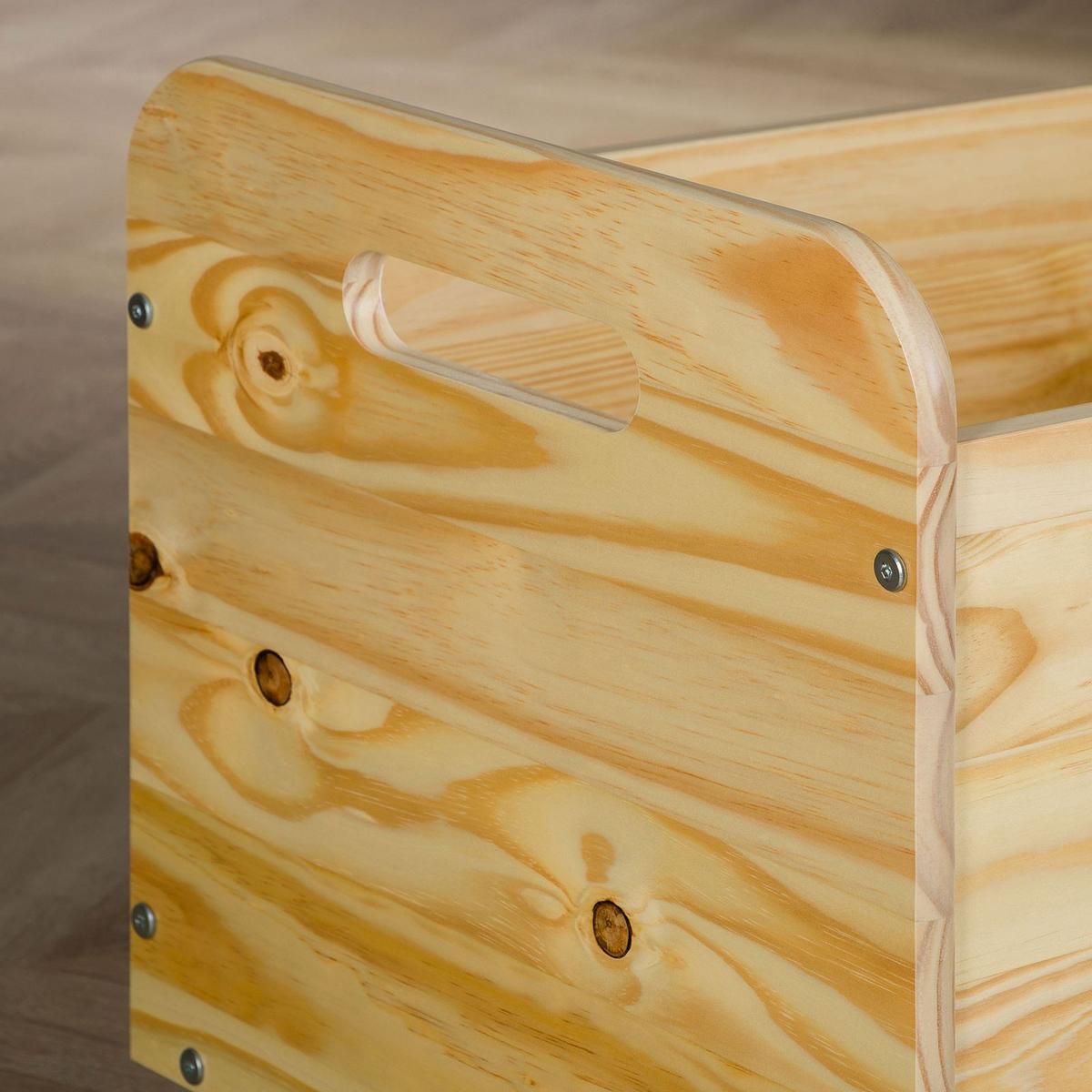 SPIELZEUGKISTE BENJAMIN natur - Naturfarben, Holz (60/43/40cm) - IDIMEX