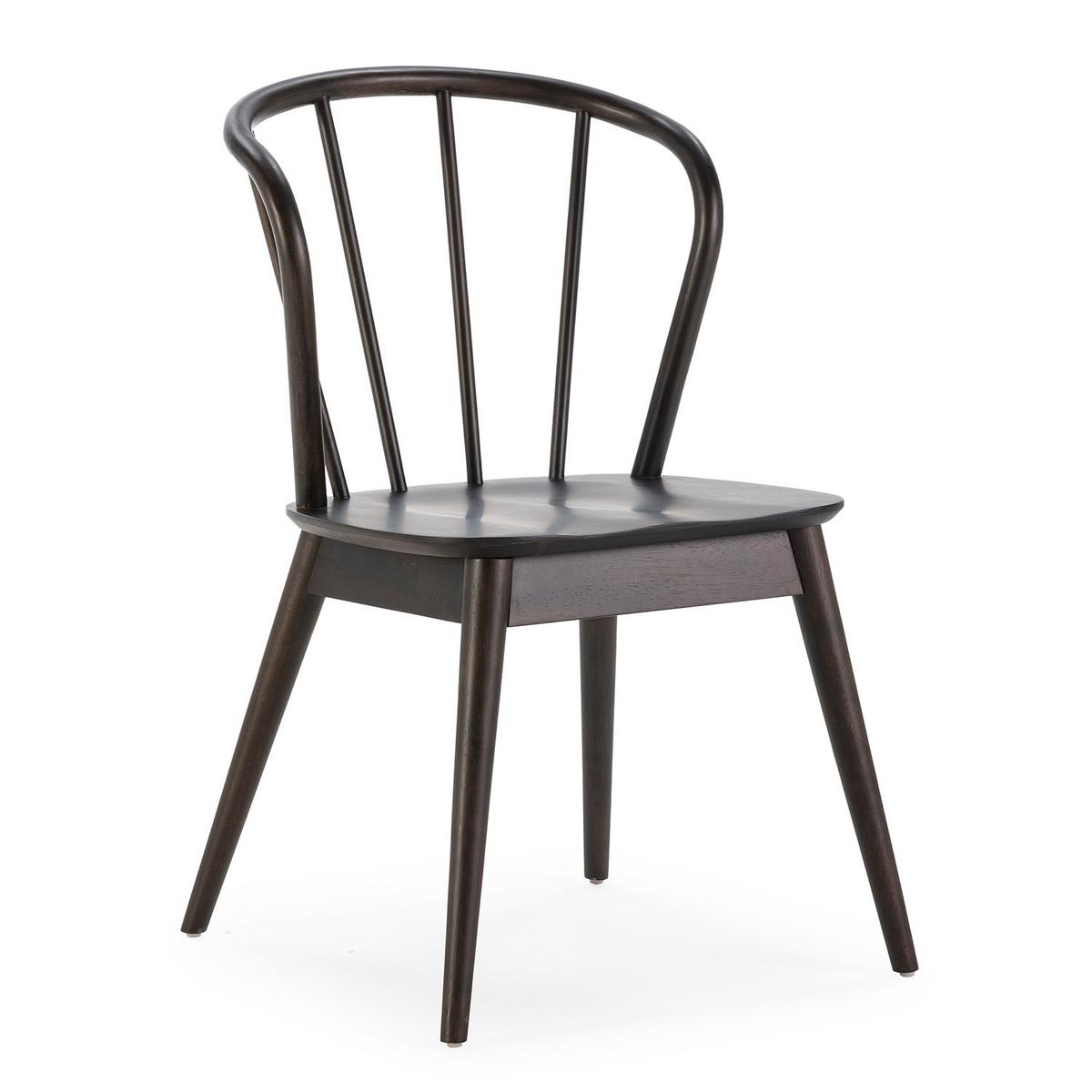STUHL 2er-Set Brisa Farbe Schwarz, Massivholz - Schwarz, Holz (47/83/59cm) - VS Venta-stock