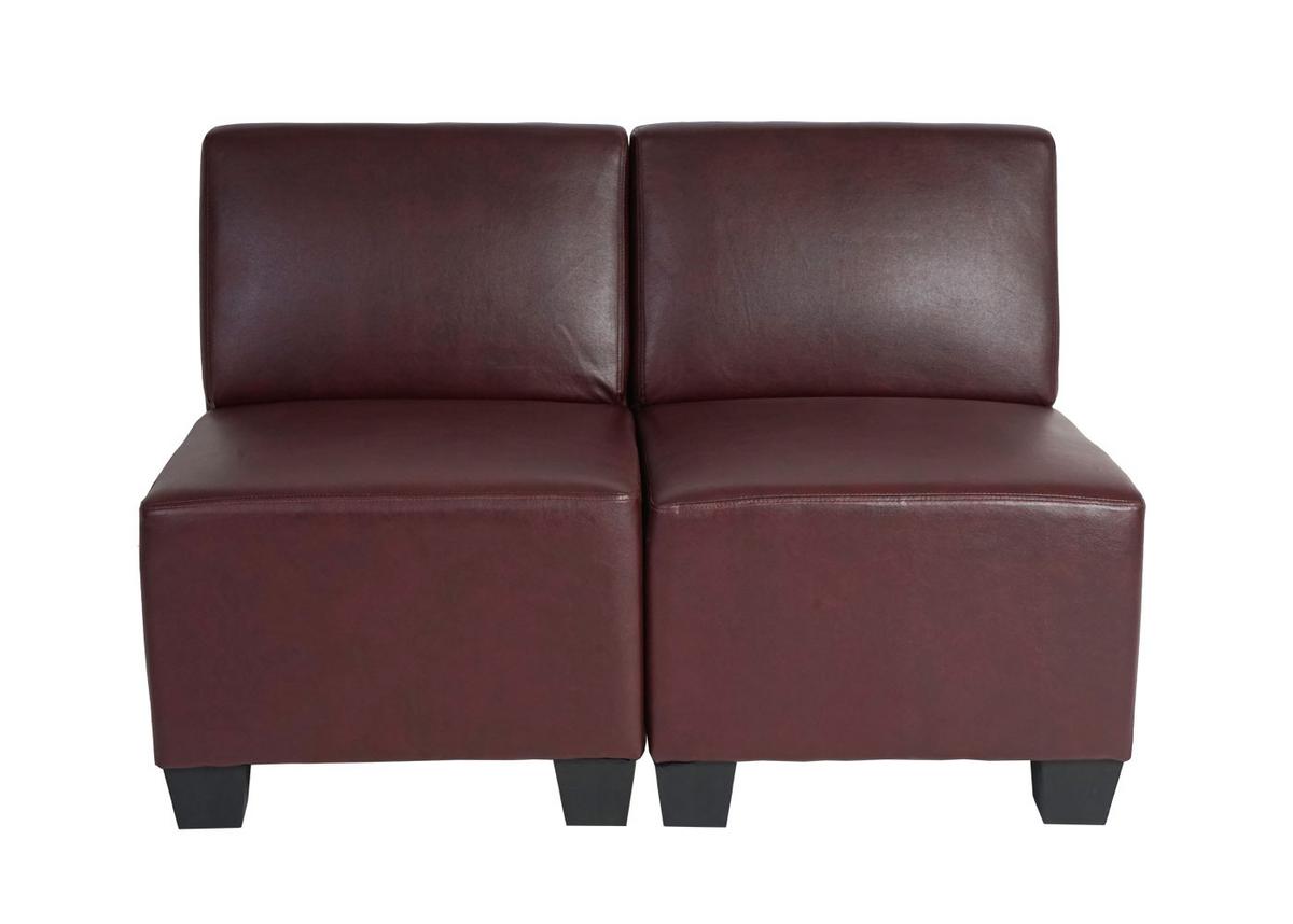 2-SITZER Rotbraun - Rotbraun, Textil (114/76/72cm) - MCW